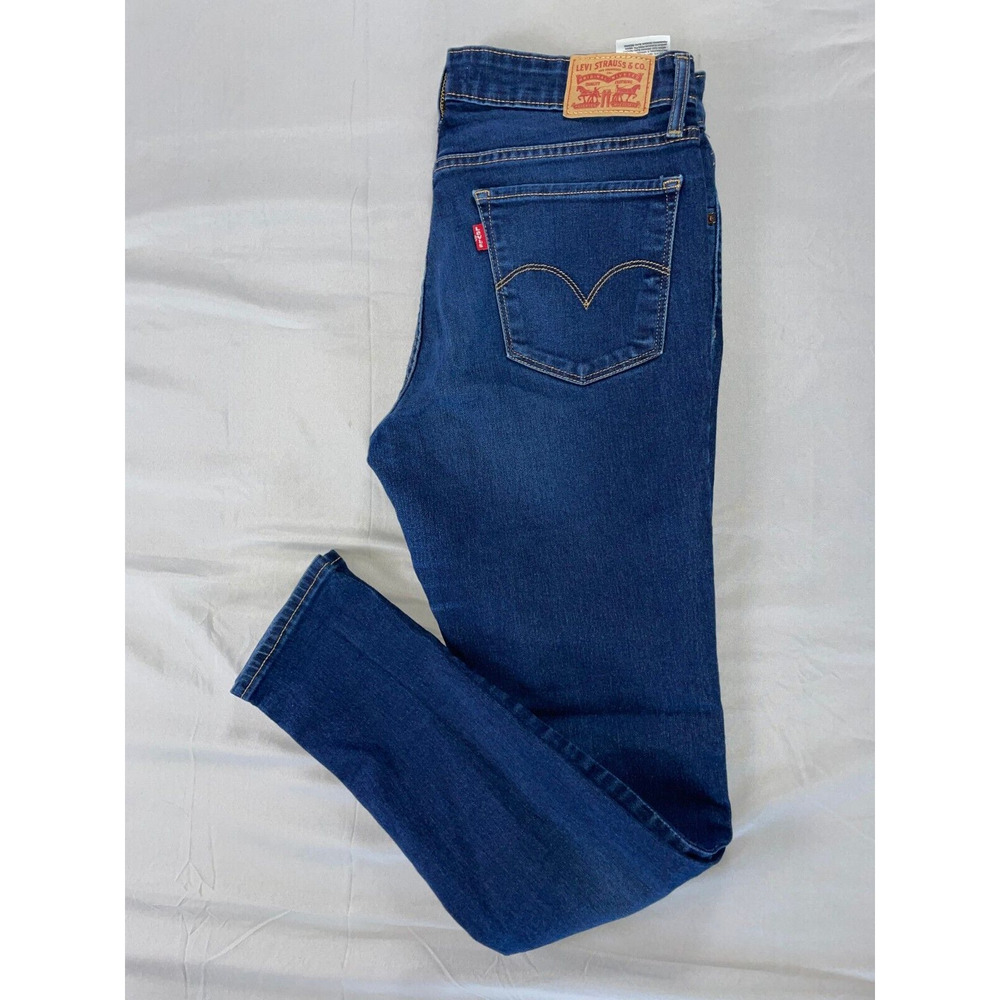 Levi's 711 Skinny Lightweight Stretch Denim Jeans. Perfectly Broken In, Size 30.